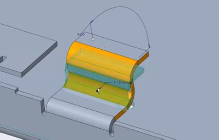 creo sheet metal roll bend|editing bends in ptc.